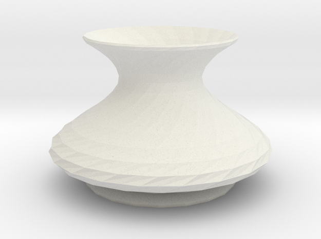 elisian vase in White Natural Versatile Plastic