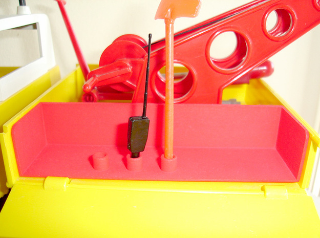 Large Tool Box Container - Playbig in Red Processed Versatile Plastic