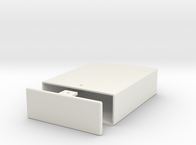 Arduino-Uno R3 sliding box in White Natural Versatile Plastic