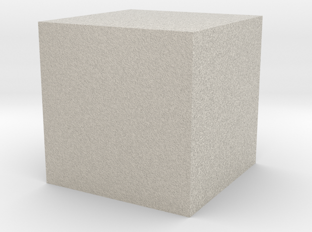 Cube (small) in Natural Sandstone