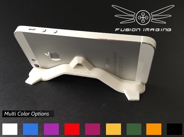iPhone / Mobile Phone Stand in White Processed Versatile Plastic
