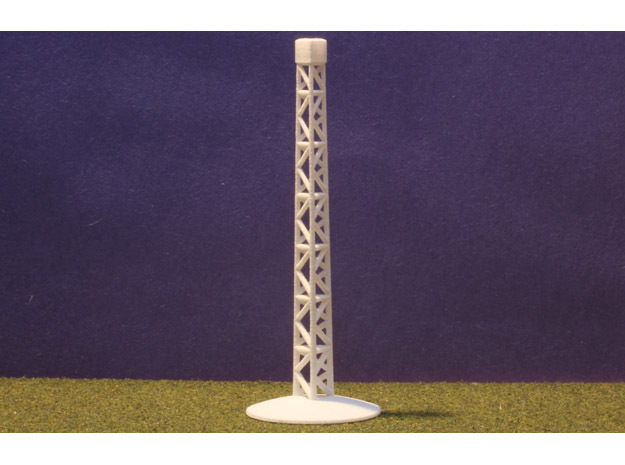Airplane Display Stand in White Natural Versatile Plastic: 1:144