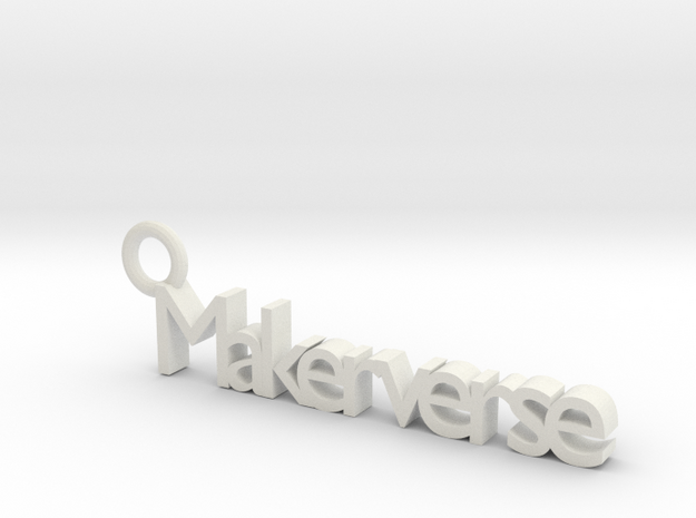 Maker3 in White Natural Versatile Plastic
