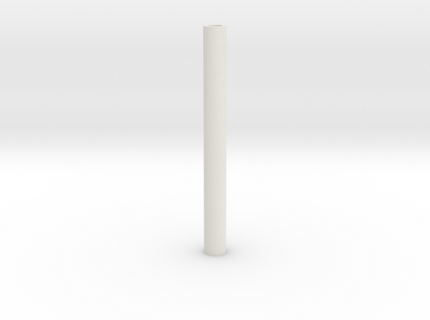 blanks 8mm predrilled in White Natural Versatile Plastic: Extra Small