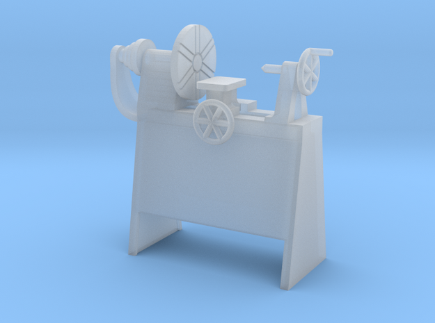 Metal Lathe S Scale in Smooth Fine Detail Plastic