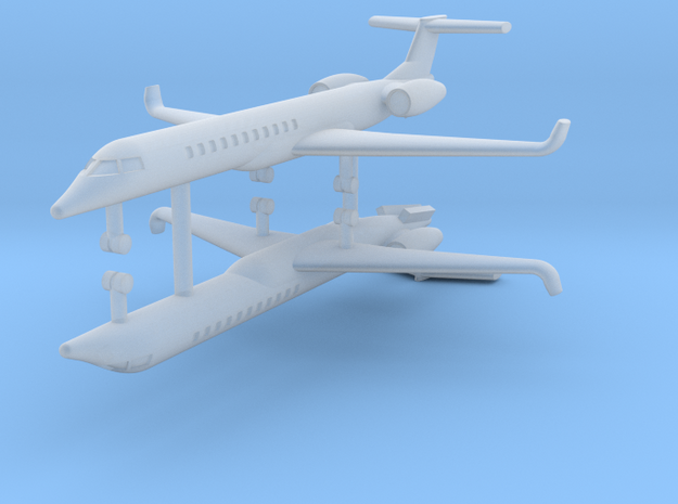 1/700 Embraer ERJ 145 (x2) in Smooth Fine Detail Plastic