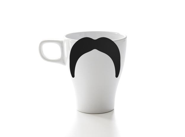 Mug & glass accessories Mustache 12 in Black Natural Versatile Plastic