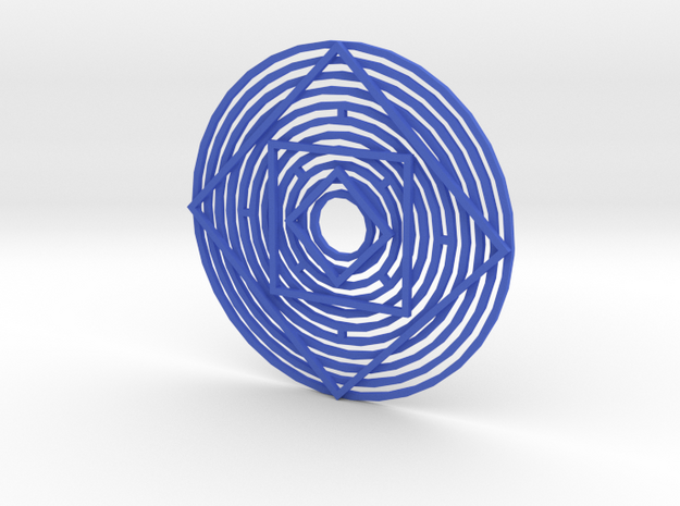 Illusion3 in Blue Processed Versatile Plastic