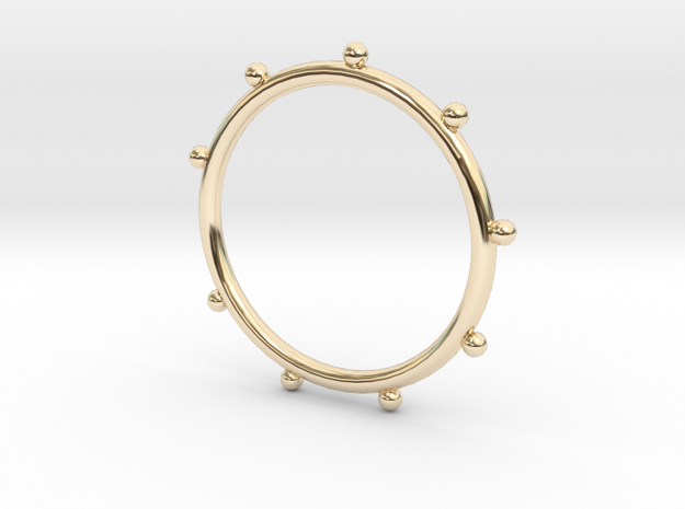 Ball Ring - Sz. 5 in 14K Yellow Gold