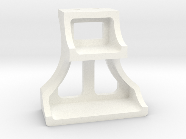 3/4" Scale Cast Tender Stirup in White Processed Versatile Plastic