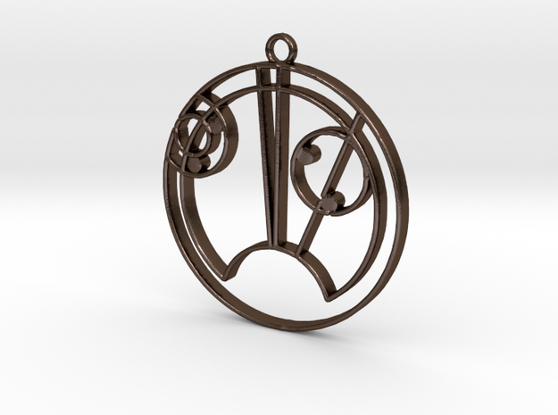 Skye - Necklace in Polished Bronze Steel