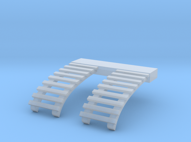 O Scale Roof Ladders for B&QT 8000 Trolley in Smooth Fine Detail Plastic