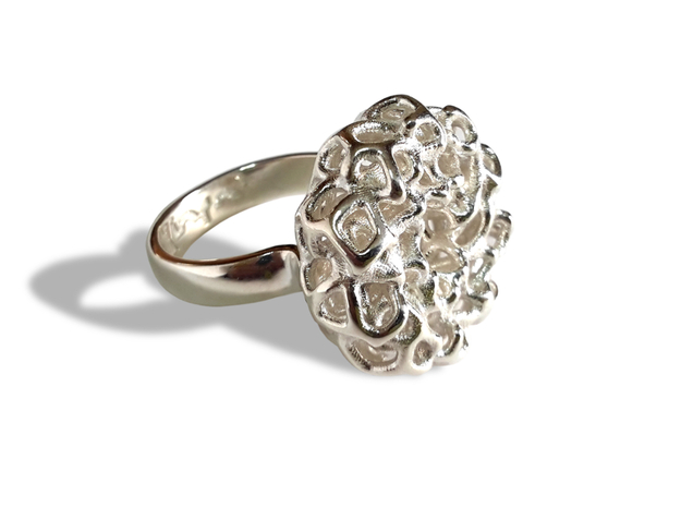 PERLA ring in Polished Silver: 6.5 / 52.75