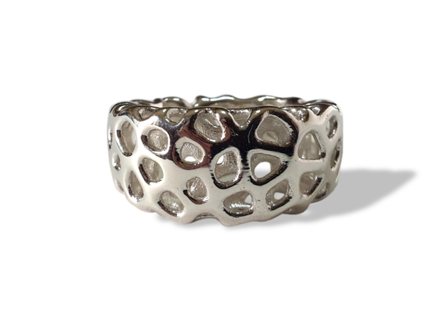 CORALLO ring in Polished Silver: 7 / 54