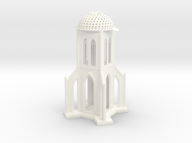 The Starch-Bishop's Palace in White Processed Versatile Plastic