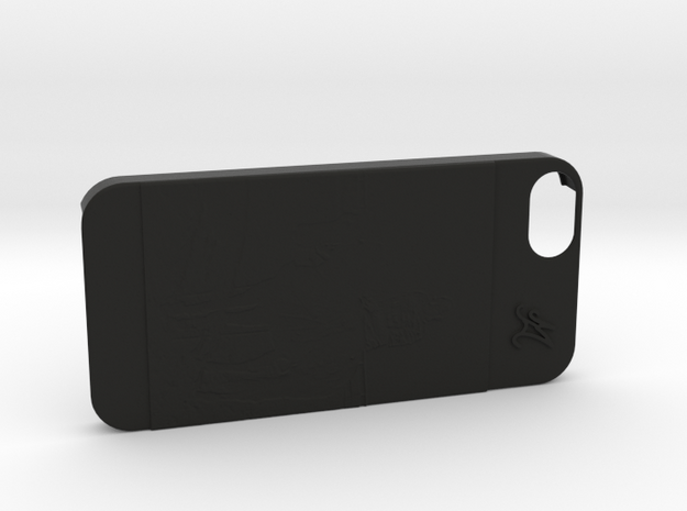 Cover Iphone 5S M&O in Black Natural Versatile Plastic