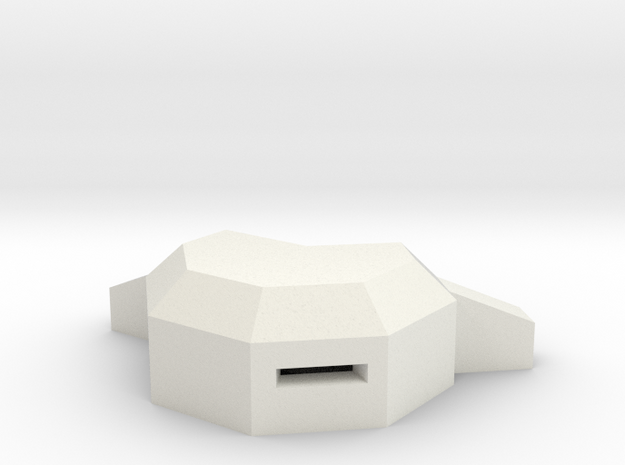 MG pillbox 2 in White Natural Versatile Plastic