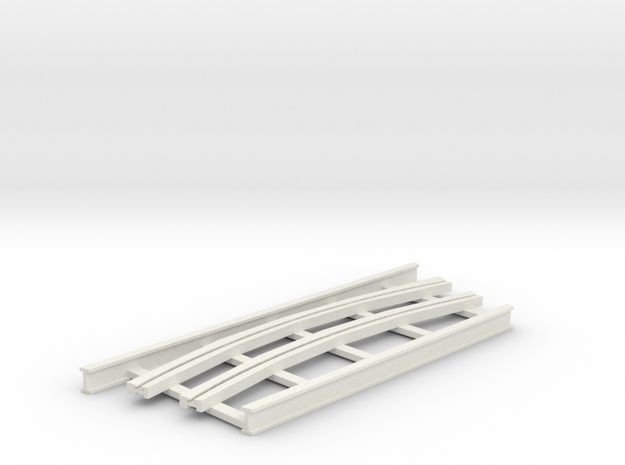 R-165-curve-250-bridge-track-long-plus-1a in White Natural Versatile Plastic