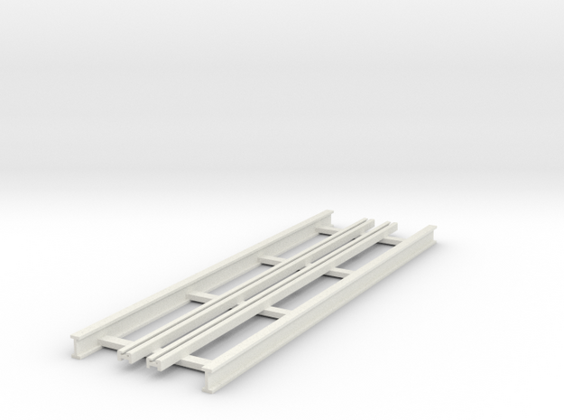 R-9-straight-bridge-track-long-1a in White Natural Versatile Plastic