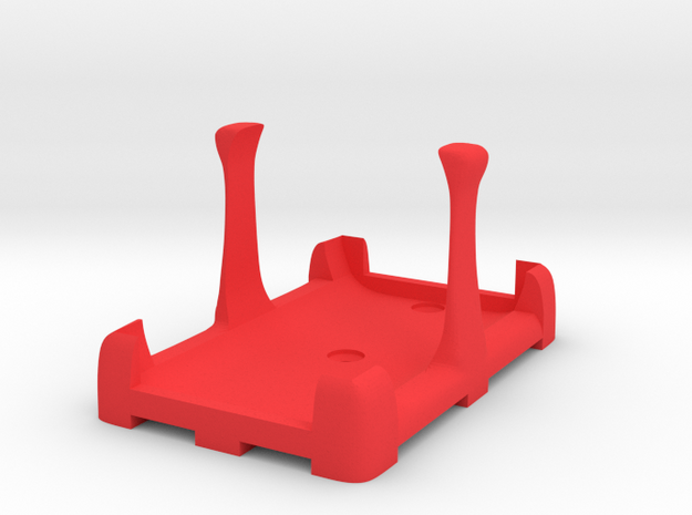 Battery Mount (for Fromeco 5200) in Red Processed Versatile Plastic