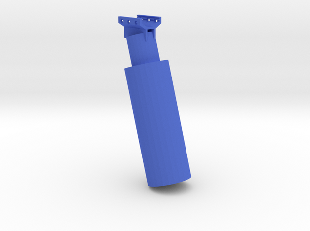 Grenade Canister Foregrip in Blue Processed Versatile Plastic