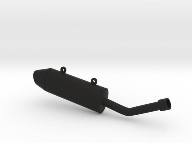 2Stroke Silencer (fits pipe) in Black Natural Versatile Plastic