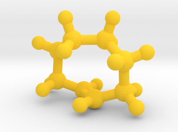 trans-Cyclooctene (small) in Yellow Processed Versatile Plastic