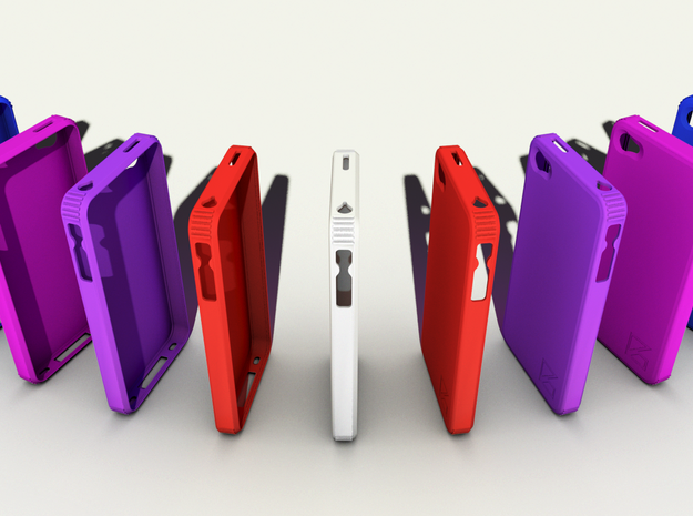 iPhone 4 Case in Purple Processed Versatile Plastic