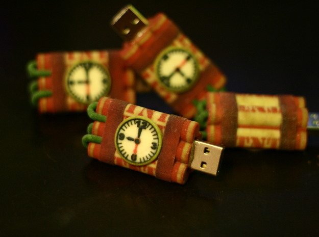 Dynamite USB Drive Case in Full Color Sandstone