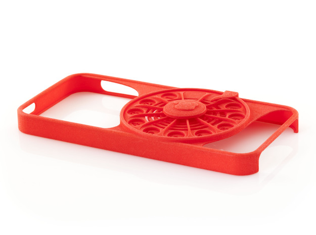 Rotary Phone Case for iPhone 5 / 5s in Red Processed Versatile Plastic