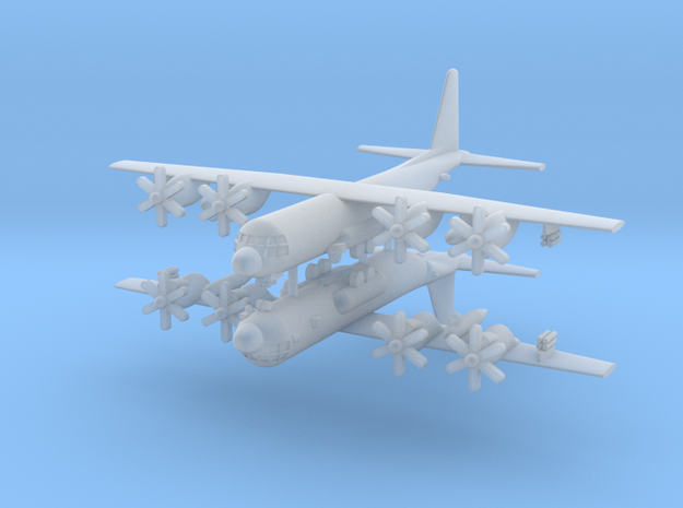 1/700 KC-130J Harvest Hawk (x2) in Smooth Fine Detail Plastic