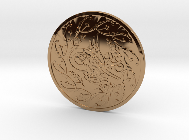Carlson Coin in Polished Brass