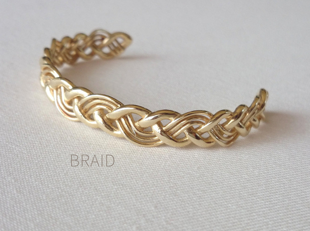 Braid in Polished Brass