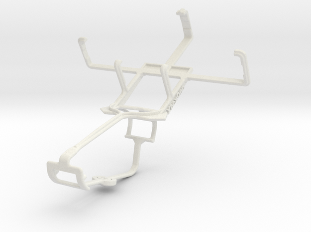 Controller mount for Xbox One & HTC P3600i in White Natural Versatile Plastic
