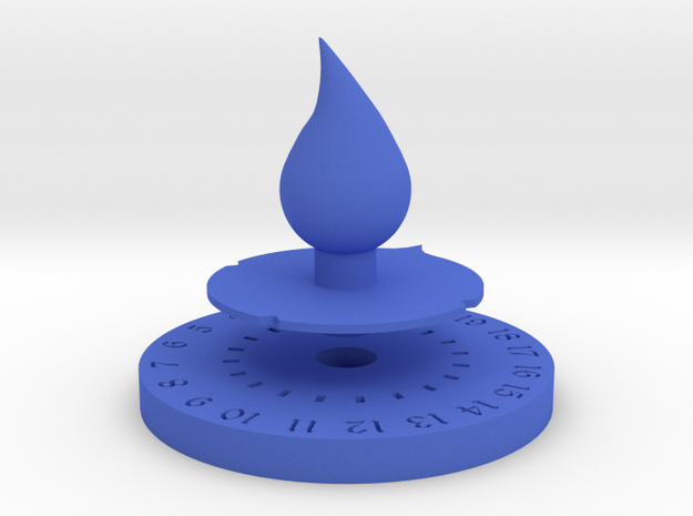 Life Counter Water in Blue Processed Versatile Plastic