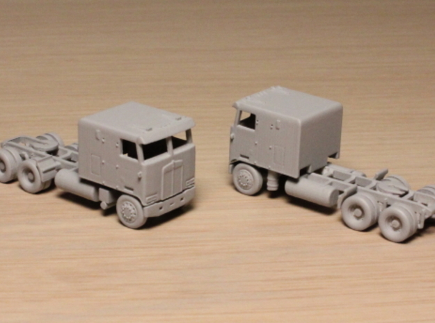 1:160 N Scale Kenworth K100 Tractor X2 in Smooth Fine Detail Plastic