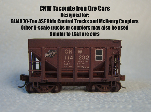 CNW Ore Car Six Pack, N Scale