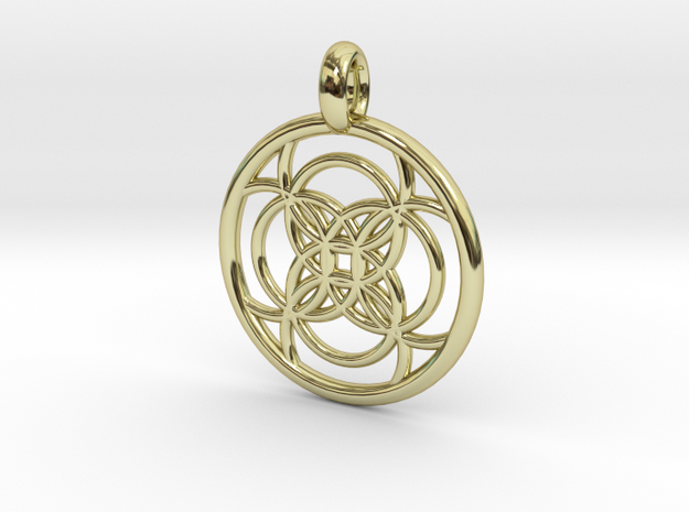 Amalthea pendant in 18K Gold Plated
