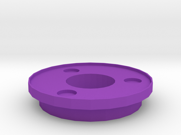 IGOR Tri-Circles Barrel Tip With Lip in Purple Processed Versatile Plastic