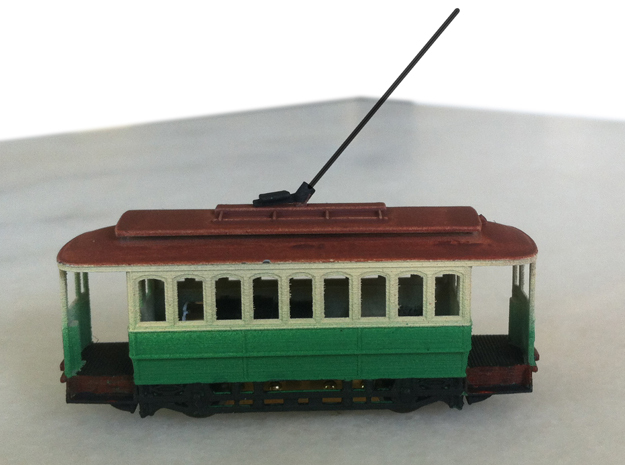 Sydney C Class Tram N Scale 1:148 in Smooth Fine Detail Plastic