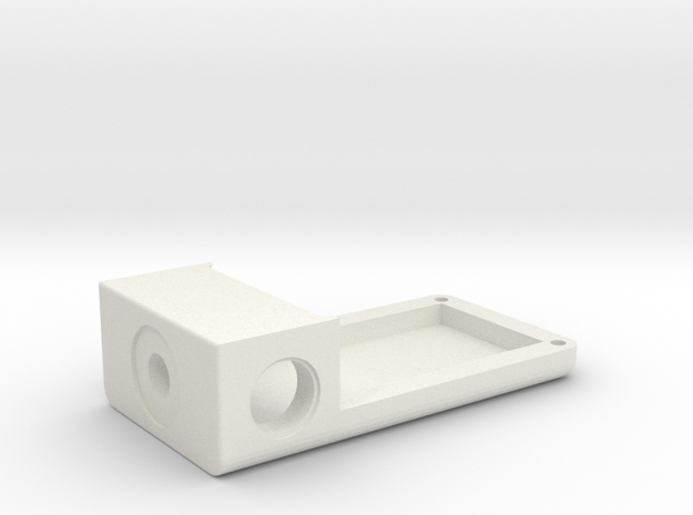 1550P BoxMod-Extension V1 in White Natural Versatile Plastic