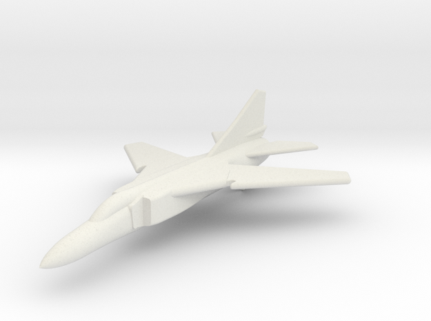 MiG-23FloggerGK with wings at combat sweep 1/285  in White Natural Versatile Plastic