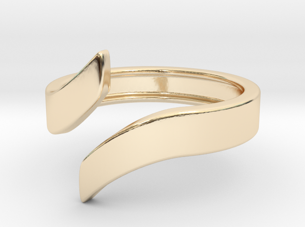Open Design Ring (22mm / 0.86inch inner diameter) in 14K Yellow Gold