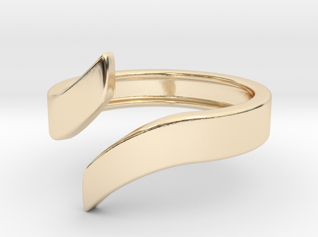 Open Design Ring (23mm / 0.90inch inner diameter) in 14K Yellow Gold