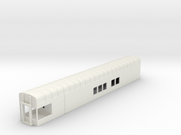 N Scale Rocky Mountaineer A Series 8'3 Platform in White Natural Versatile Plastic