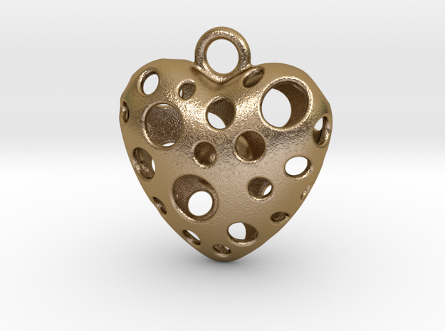 IN YOUR HEART in Polished Gold Steel