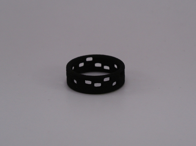 The Dots - Ring  - size54 - diam17,2mm in White Natural Versatile Plastic