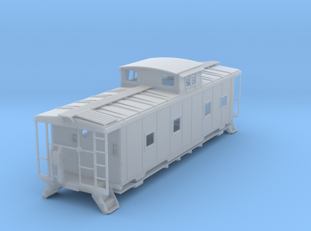 ACL M5 Caboose, split window - O in Smooth Fine Detail Plastic