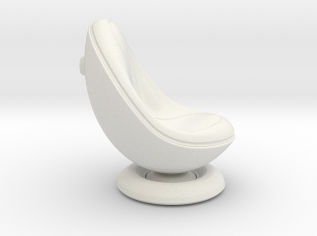 Kiss Chair (original design) in White Natural Versatile Plastic