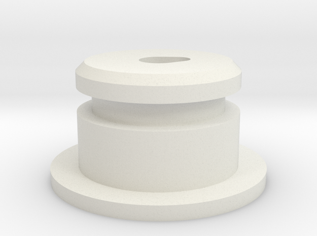 AA-Cell Battery Base in White Natural Versatile Plastic